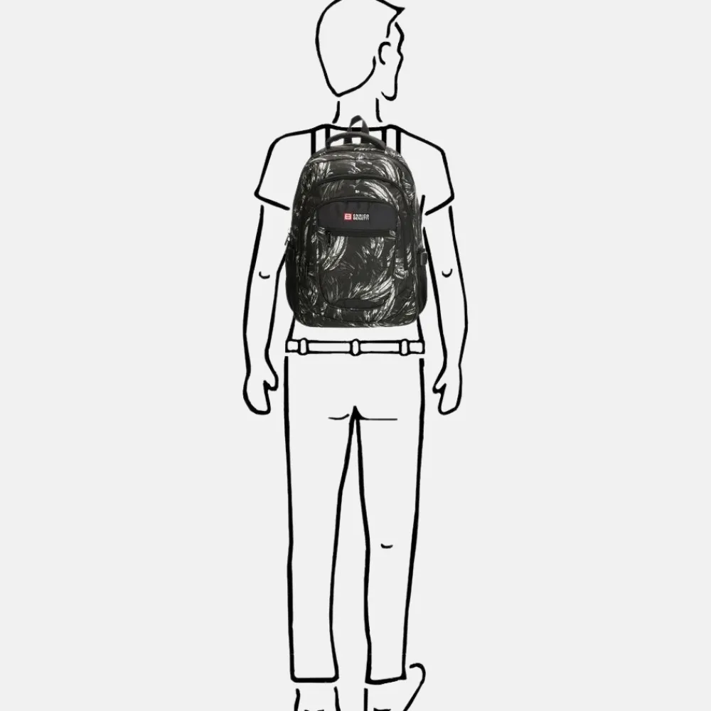 School Rugzakken | School Rugzakken^Enrico Benetti Santa Cruz rugzak 17 inch black