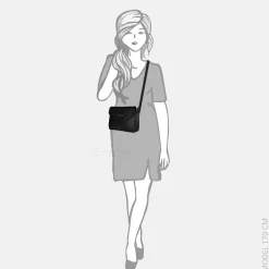 Crossbody Tassen^Enrico Benetti Sarah crossbody tas zwart
