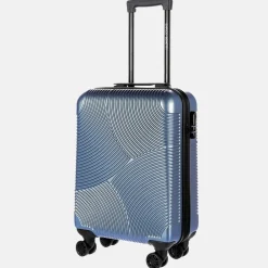 Handbagage Koffers^Enrico Benetti Spinner Louisville koffer 55 cm jeansblauw