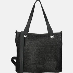 Shoppers^Enrico Benetti Summer shopper M zwart