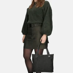 Shoppers^Enrico Benetti Summer shopper M zwart