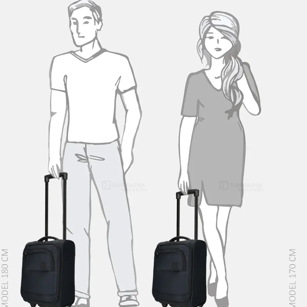 Handbagage Tassen | Underseaters^Enrico Benetti Upright underseater zwart