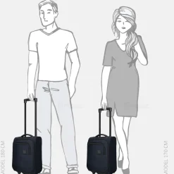Handbagage Tassen | Underseaters^Enrico Benetti Upright underseater blauw