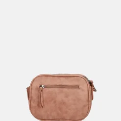 Crossbody Tassen^Enrico Benetti Zoë crossbody tas zachtroze