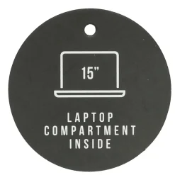 Laptop Rugzakken^Enrico Benetti Zürich laptoprugzak 15 inch zwart