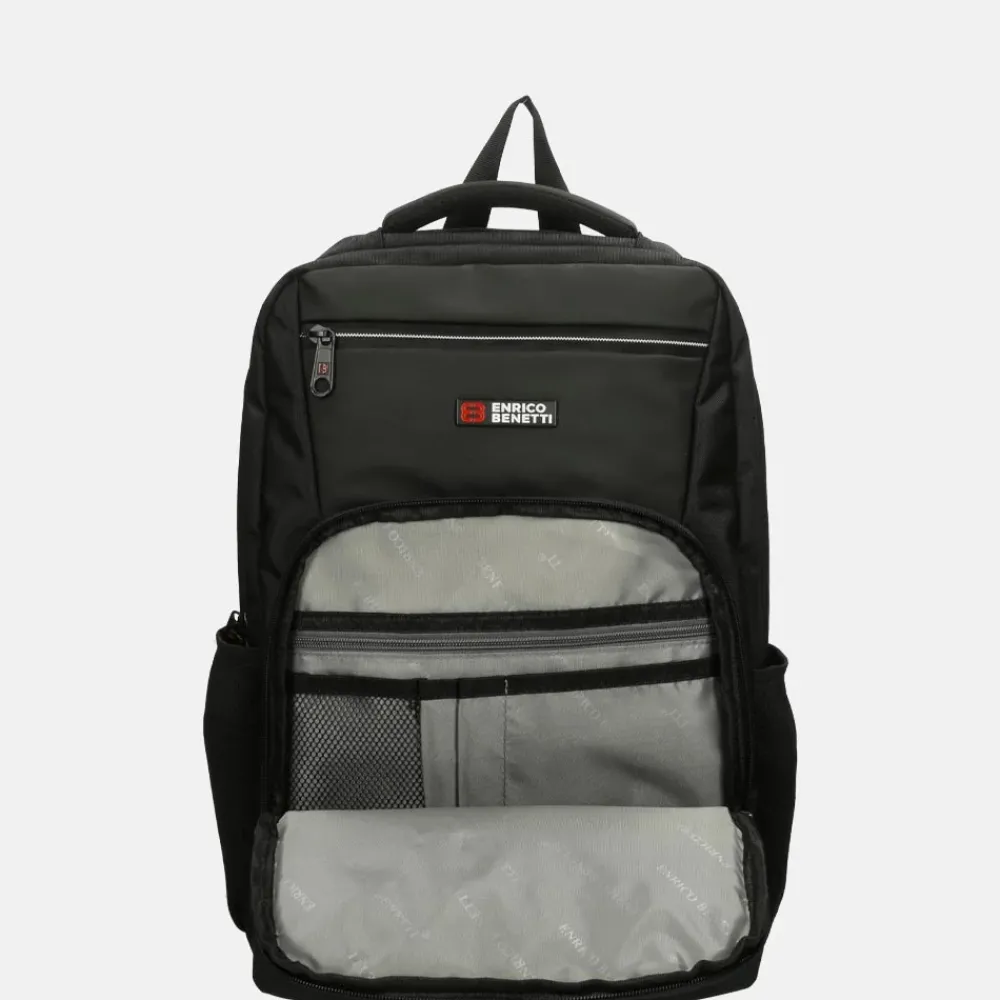 Laptop Rugzakken^Enrico Benetti Zürich laptoprugzak 15 inch zwart