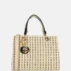 Handtassen^Firenze Bouclé handtas beige