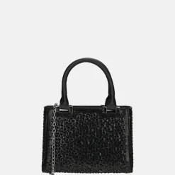 Handtassen^Firenze buideltas glitter black