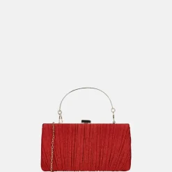 Clutches^Firenze clutch red