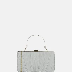 Clutches^Firenze clutch silver