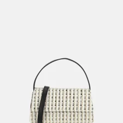 Crossbody Tassen^Firenze crossbody tas boucle black/white