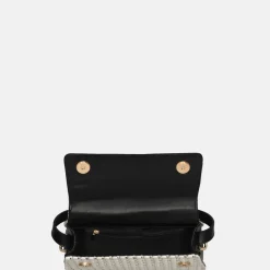 Crossbody Tassen^Firenze crossbody tas boucle black/white