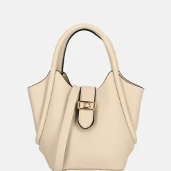 Handtassen^Firenze handtas beige