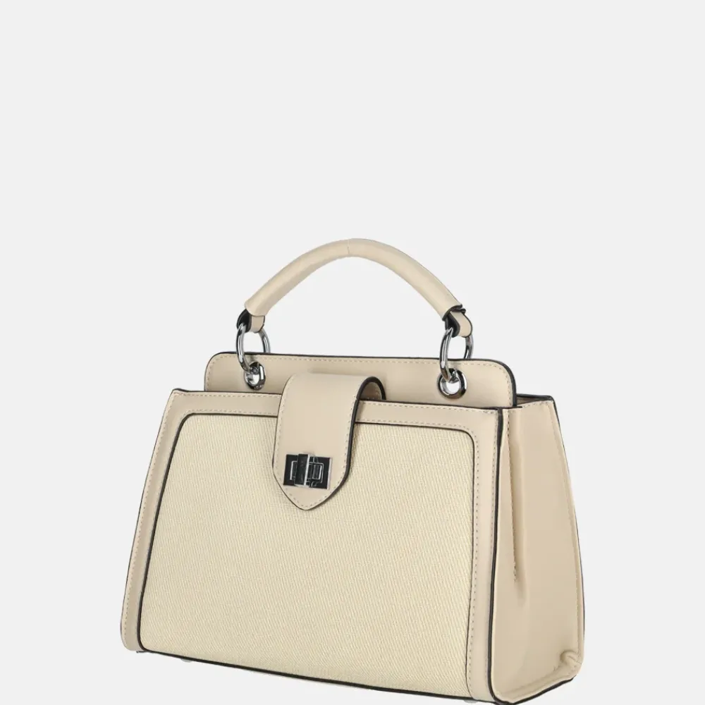 Handtassen^Firenze handtas beige