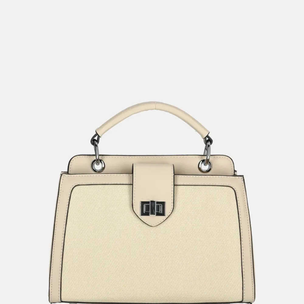 Handtassen^Firenze handtas beige