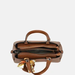 Handtassen^Firenze handtas dark brown
