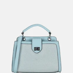 Handtassen^Firenze handtas light blue