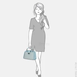 Handtassen^Firenze handtas light blue