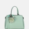Handtassen^Firenze handtas light green