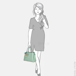Handtassen^Firenze handtas light green