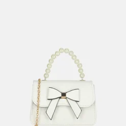 Handtassen^Firenze handtas strik xs white