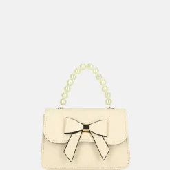 Handtassen^Firenze handtas strik xs beige