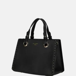 Handtassen^Firenze handtas studs black