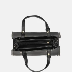 Handtassen^Firenze handtas studs black