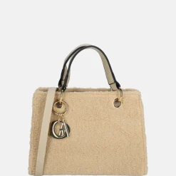 Handtassen^Firenze handtas taupe