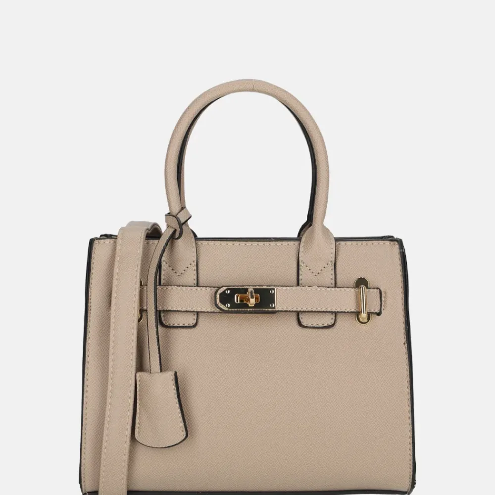 Handtassen^Firenze handtas taupe