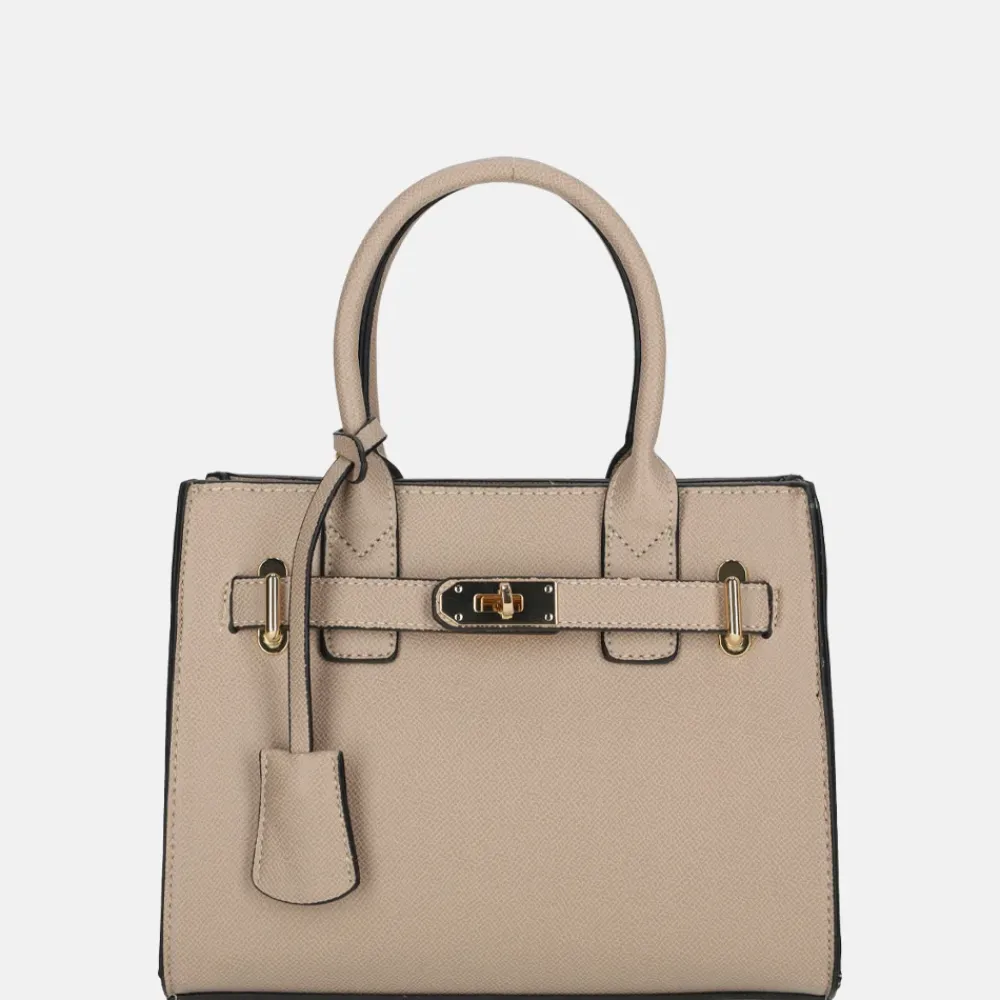 Handtassen^Firenze handtas taupe