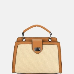 Handtassen^Firenze handtas taupe brown