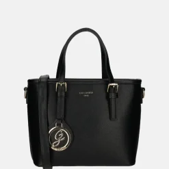 Handtassen^Firenze Saffiano handtas S black