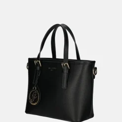 Handtassen^Firenze Saffiano handtas S black