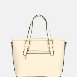 Handtassen^Firenze Saffiano handtas S beige