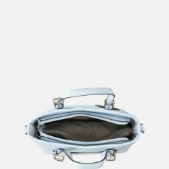 Handtassen^Firenze Saffiano handtas S light blue