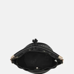 Schoudertassen^Firenze schoudertas black
