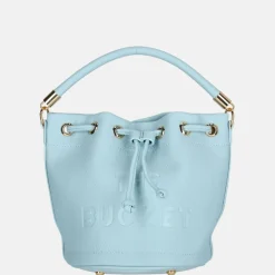 Schoudertassen^Firenze schoudertas light blue