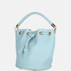 Schoudertassen^Firenze schoudertas light blue