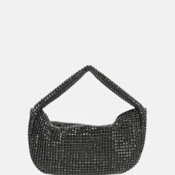 Clutches^Firenze strass buideltje handtas black