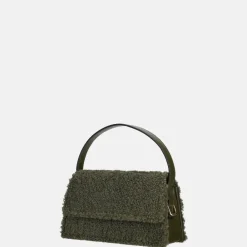 Crossbody Tassen^Firenze Teddy crossbody tas dark green