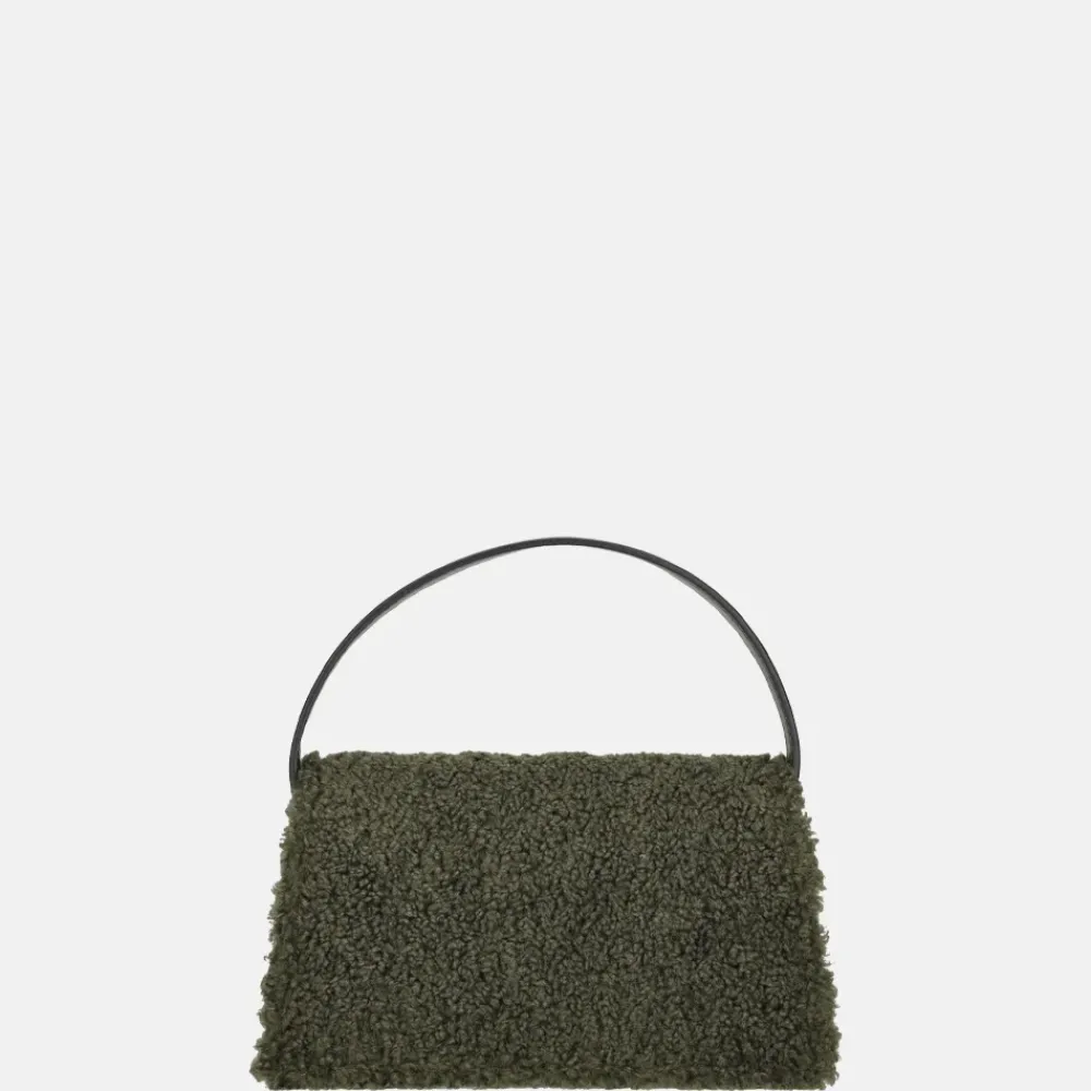 Crossbody Tassen^Firenze Teddy crossbody tas dark green