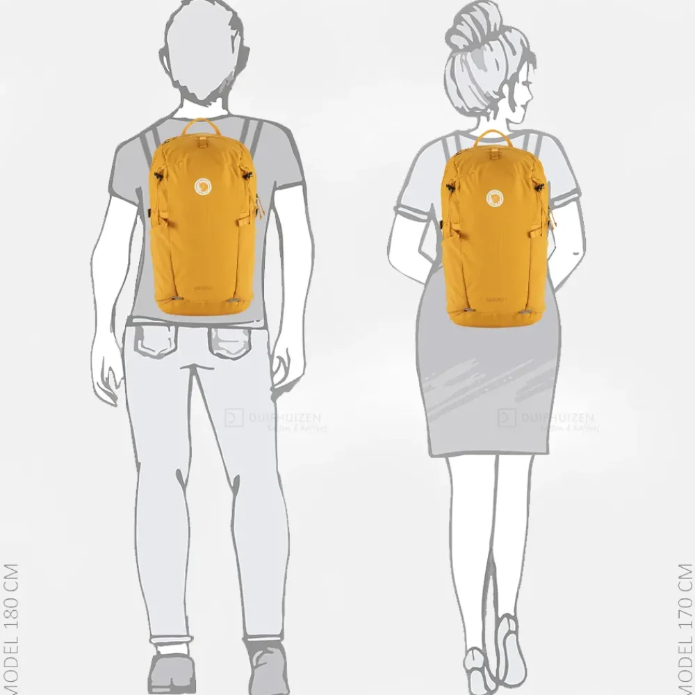 Vrijetijd Rugzakken | Laptop Rugzakken^Fjallraven Abisko rugzak mustard yellow