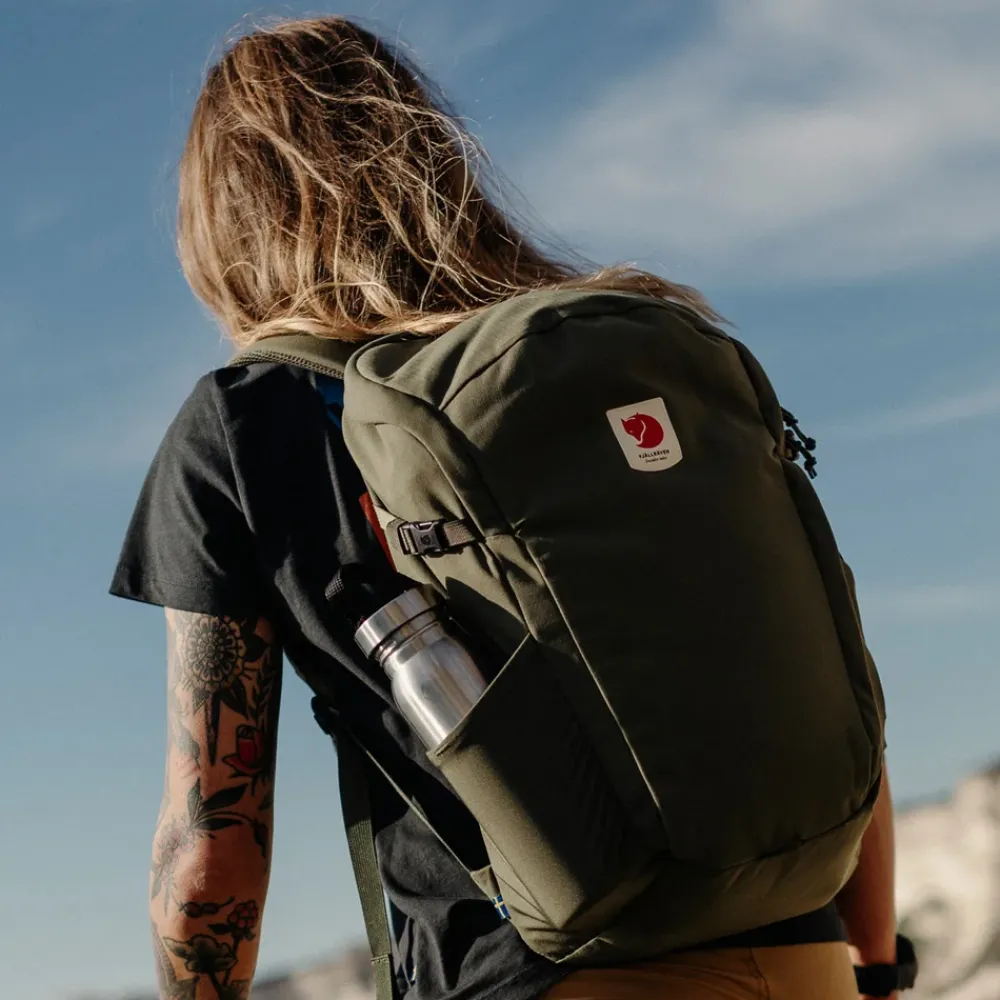 Vrijetijd Rugzakken | School Rugzakken^Fjallraven Ulvo rugzak 15 inch green