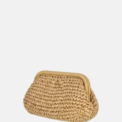Clutches^Flora & Co clutch riet naturel