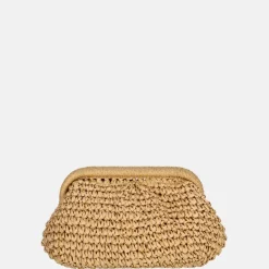Clutches^Flora & Co clutch riet naturel