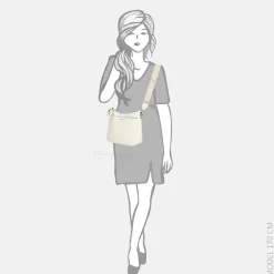 Crossbody Tassen^Flora & Co crossbody tas blanc