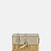 Crossbody Tassen^Flora & Co crossbody tas taupe metal