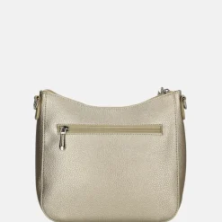 Crossbody Tassen^Flora & Co crossbody tas taupe metal