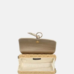 Crossbody Tassen^Flora & Co crossbody tas taupe metal